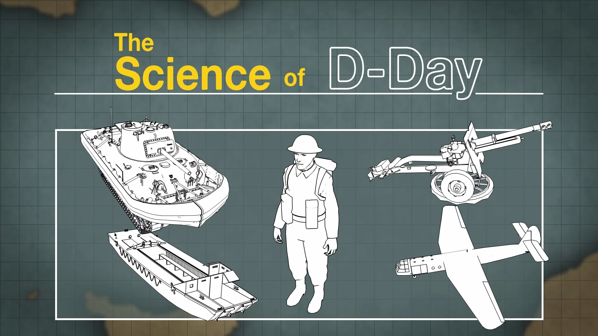 The Science of D-Day opening title image