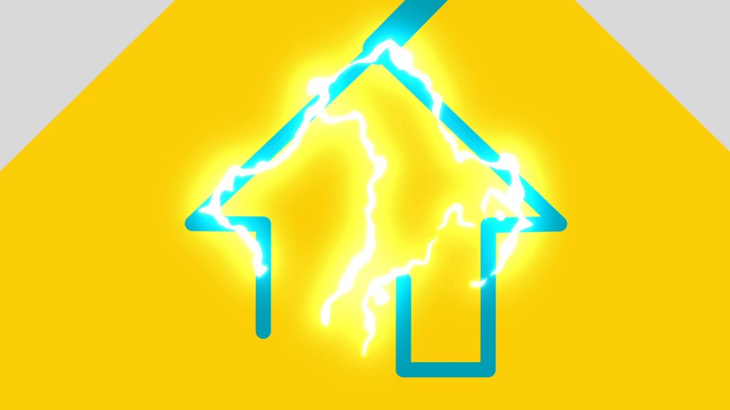 Shell SIBYL - animated icon surrounded by glowing electricity